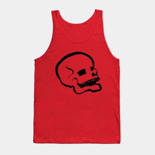 SKULL Tank Top by miacomart